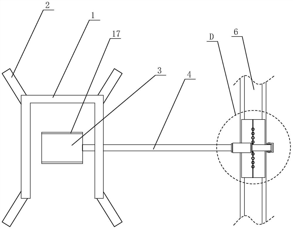 Swing type spike spinning extractor