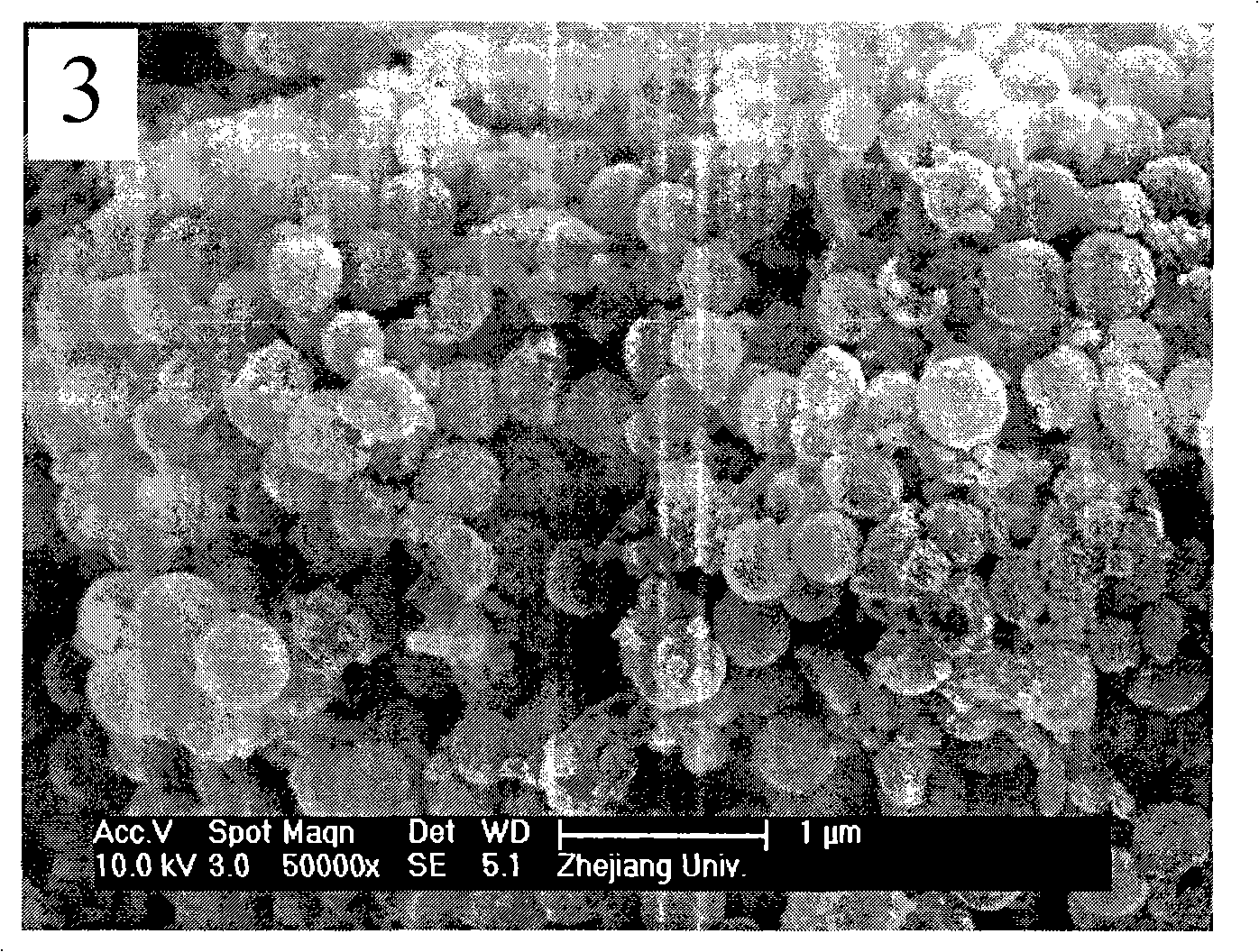 Method for preparing metallic oxide hollow nano-sphere