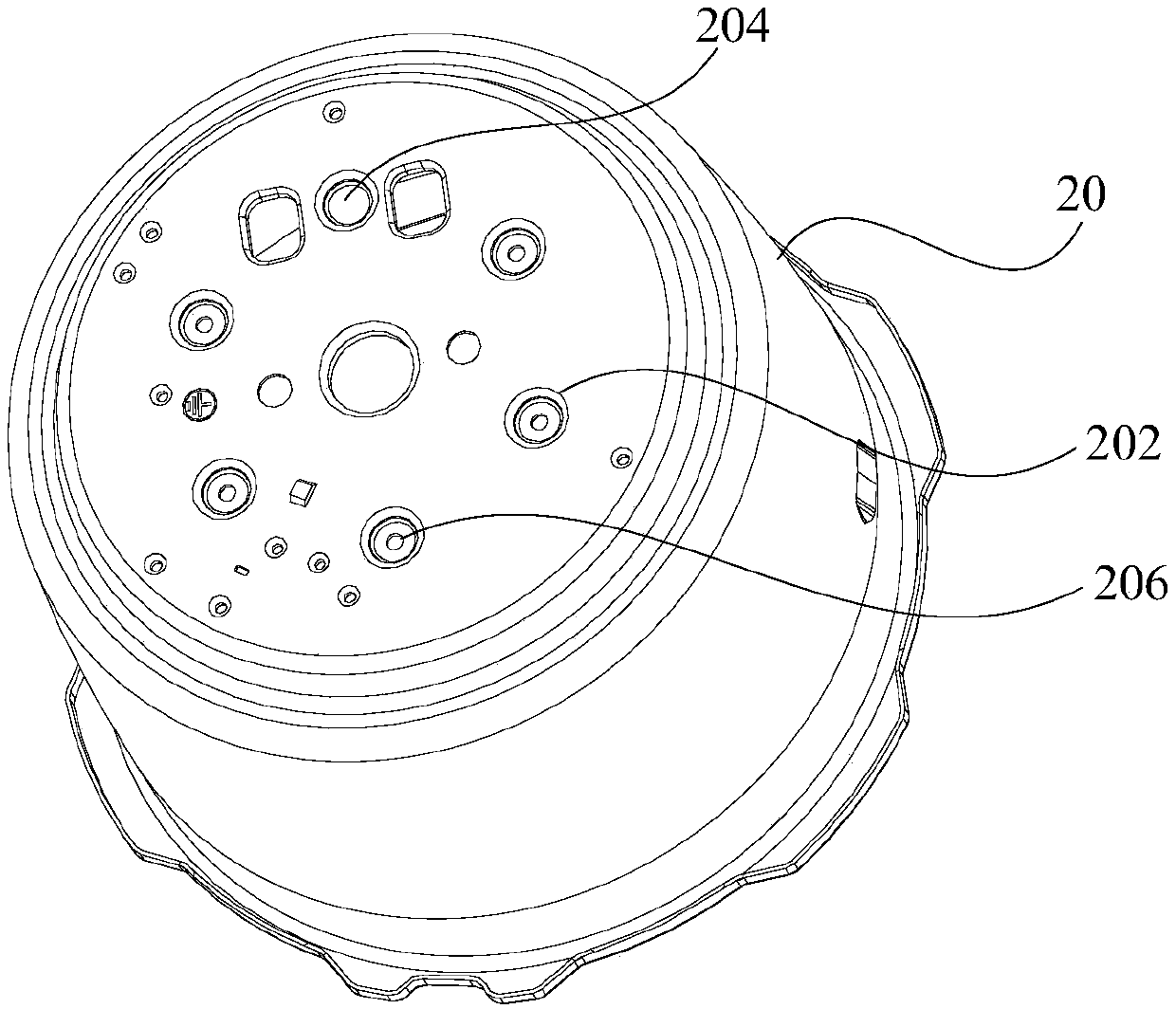 External pot assembly and cooking utensil