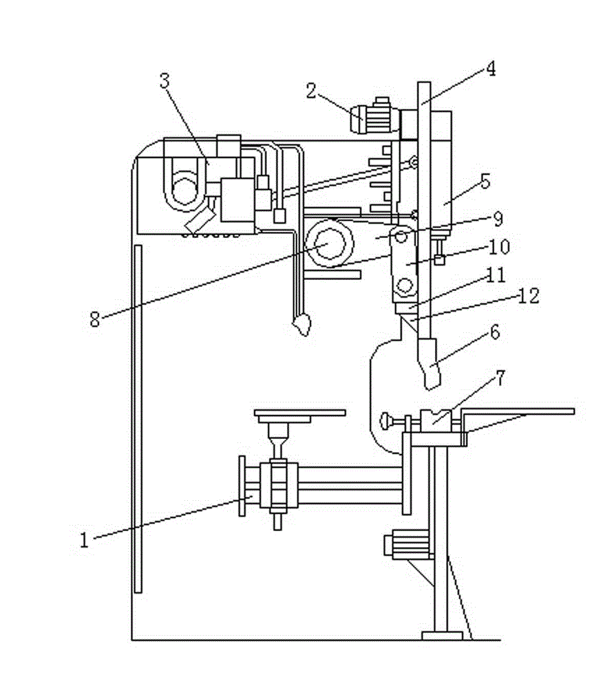 Twisting shaft synchronizing device of bending machine