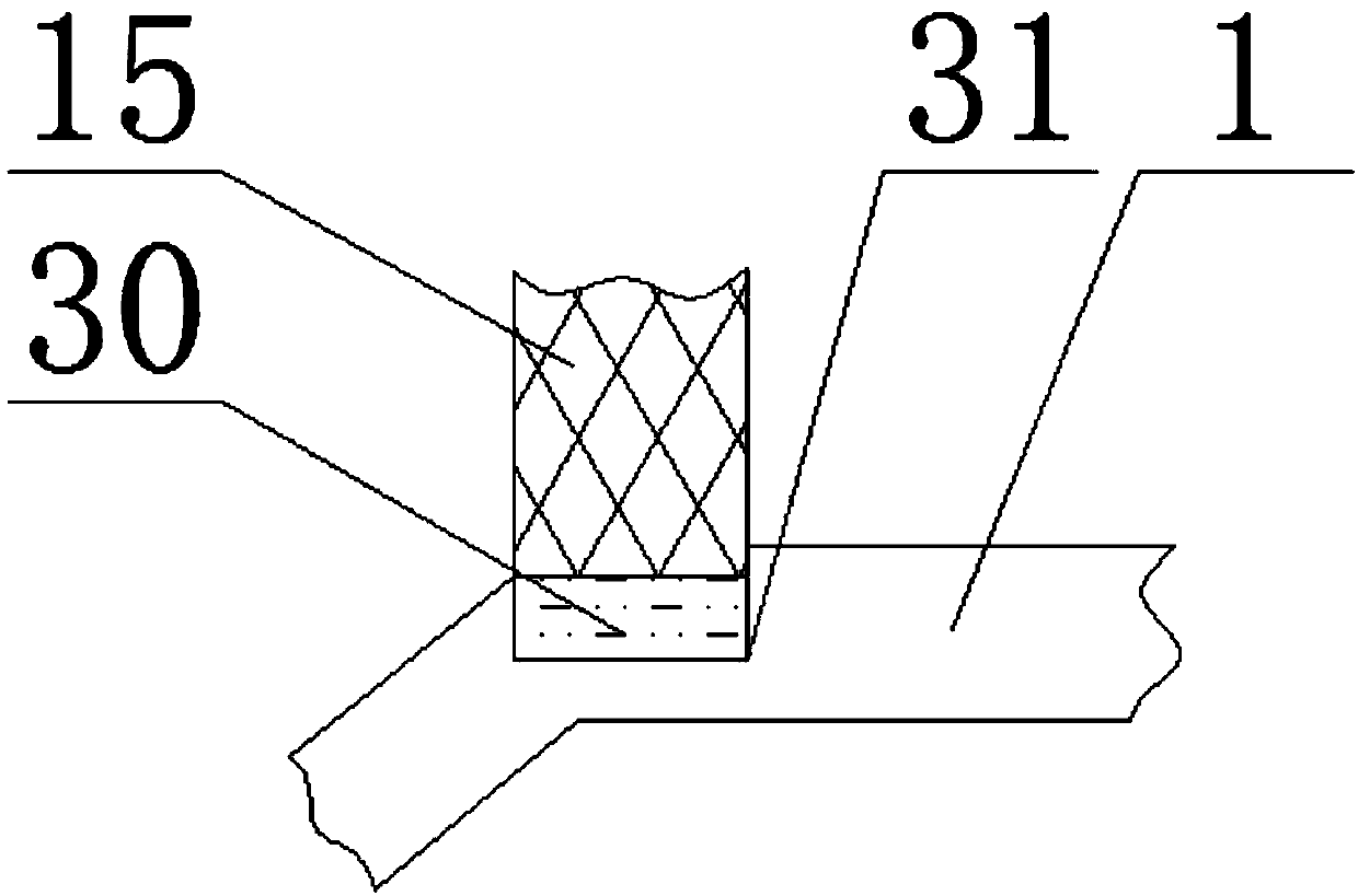 Recovery device of washing water for food processing