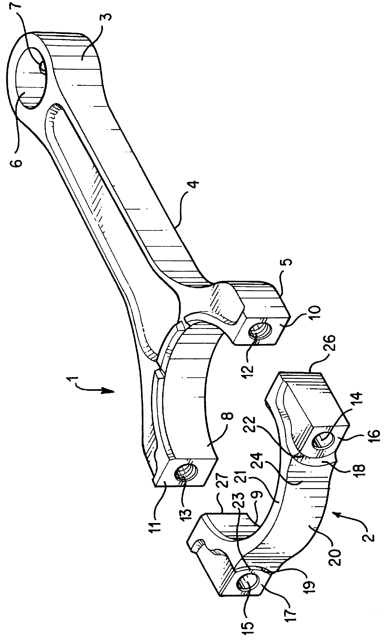 Automobile connecting rod