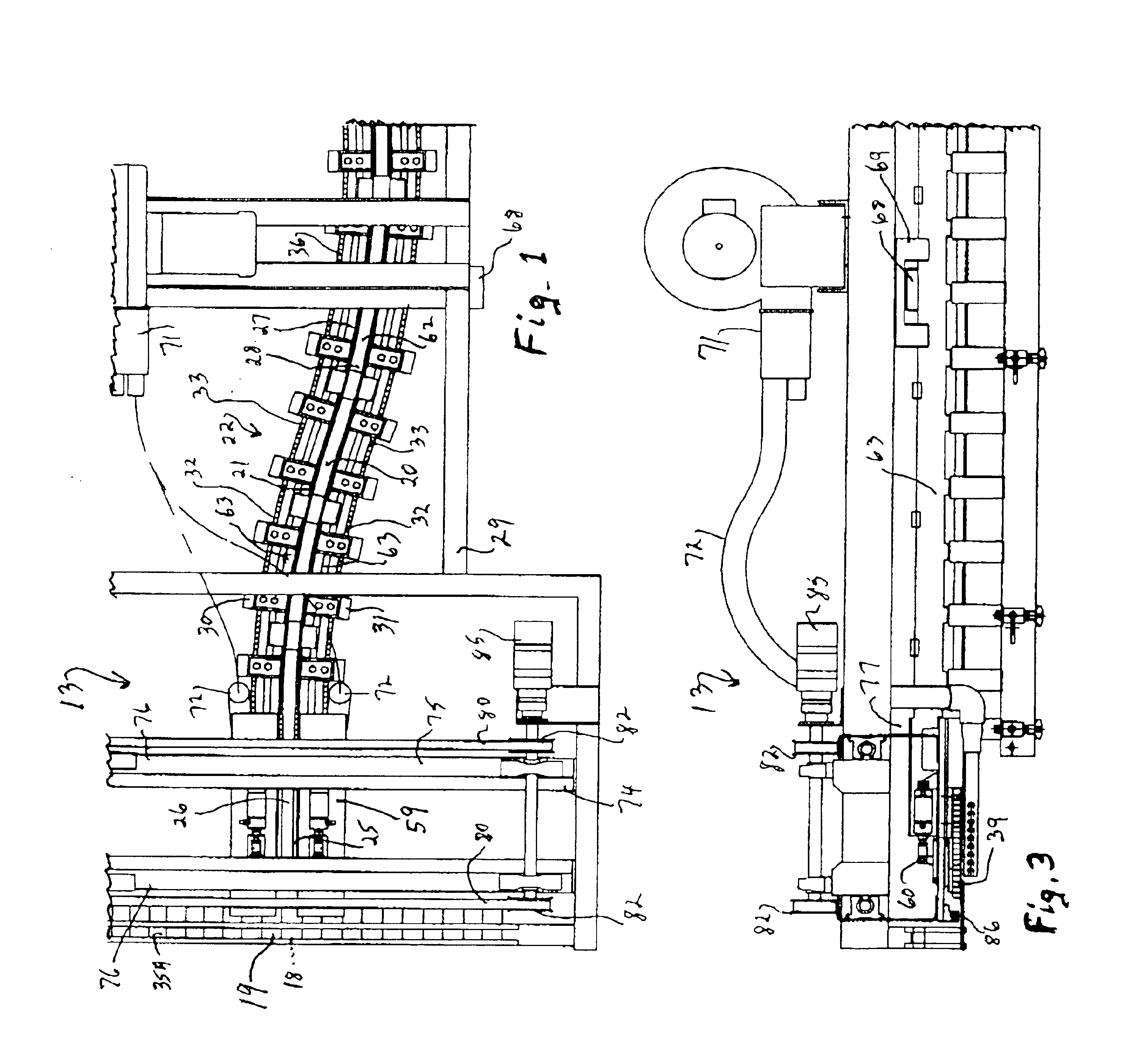 Unstable article conveying device with diverter having curved path