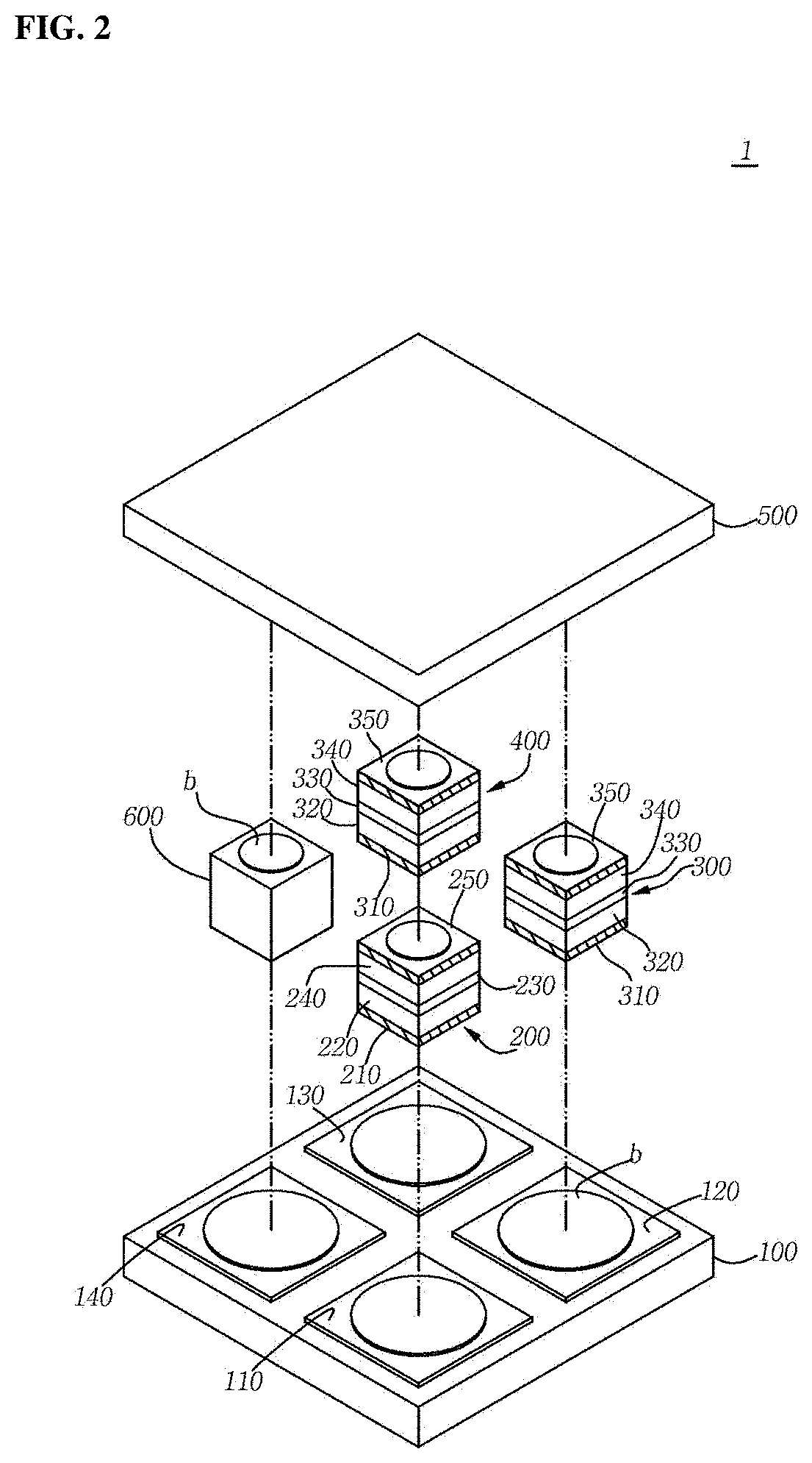 Light emitting element for pixel and LED display module