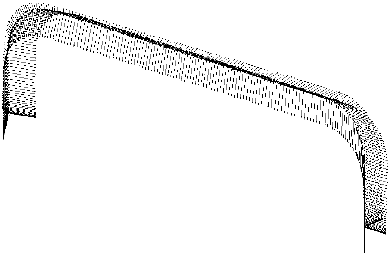 Time-optimal trajectory planning method and device aiming at robot operation space