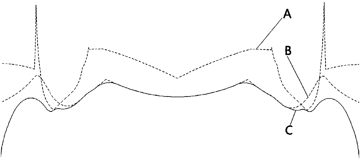 Time-optimal trajectory planning method and device aiming at robot operation space