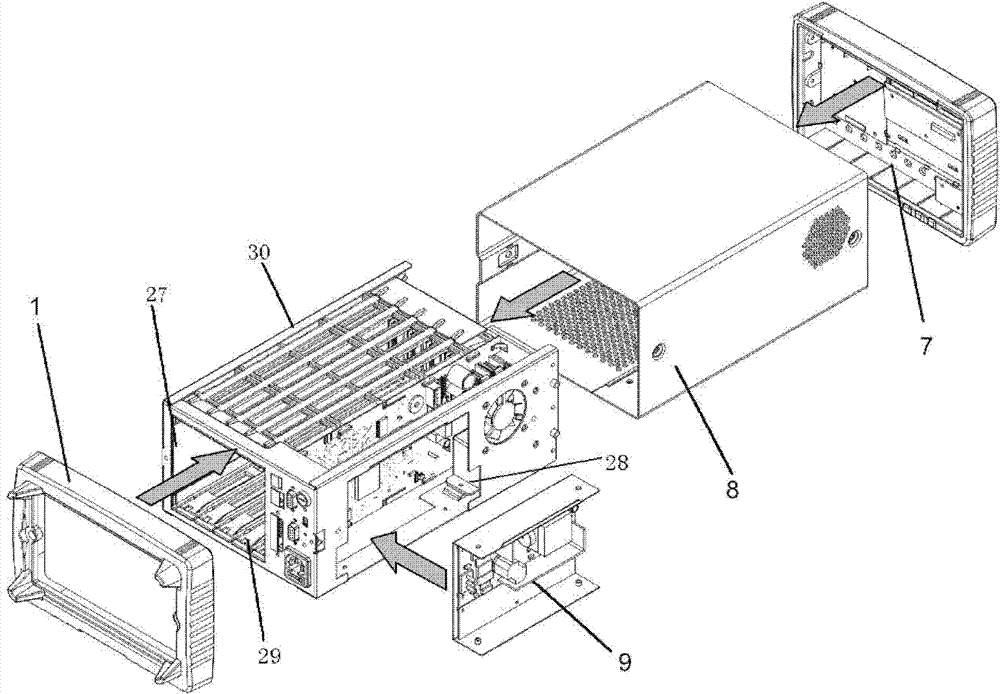 Chassis with bus structure