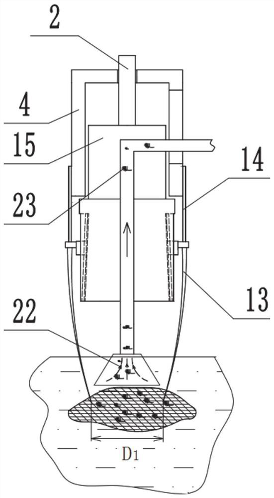 A kind of circulating bird's nest hair removal device and method