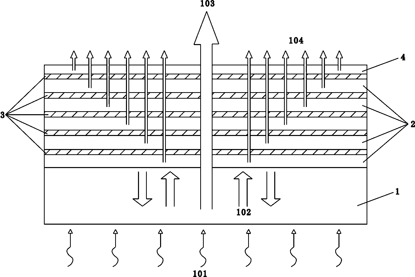 One-dimensional photonic crystal selective radiator