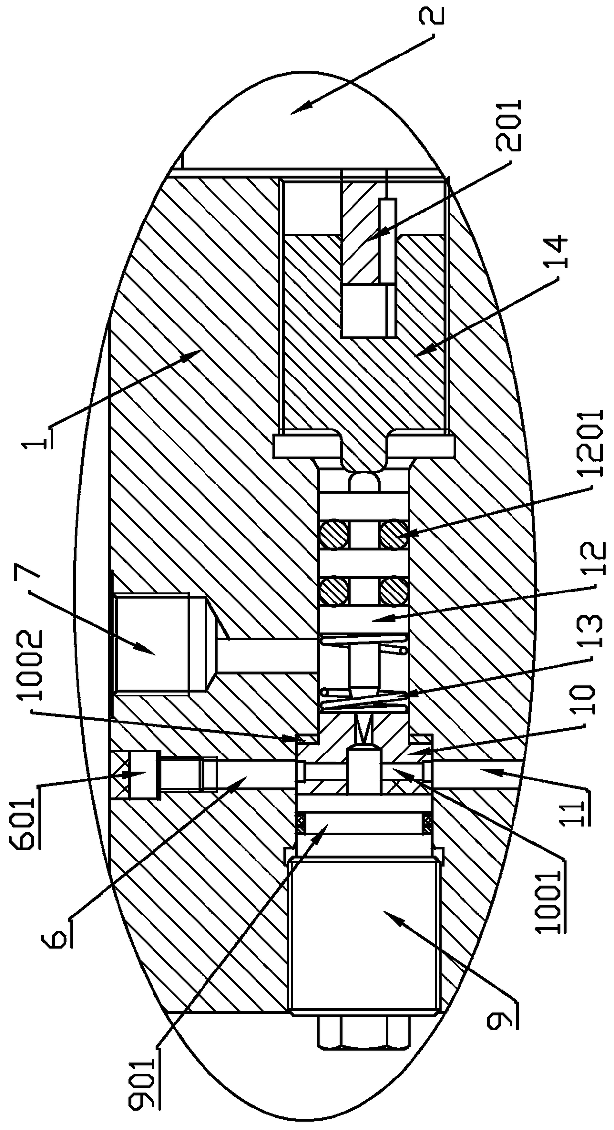 Ultra-high pressure automatic pressure relief device