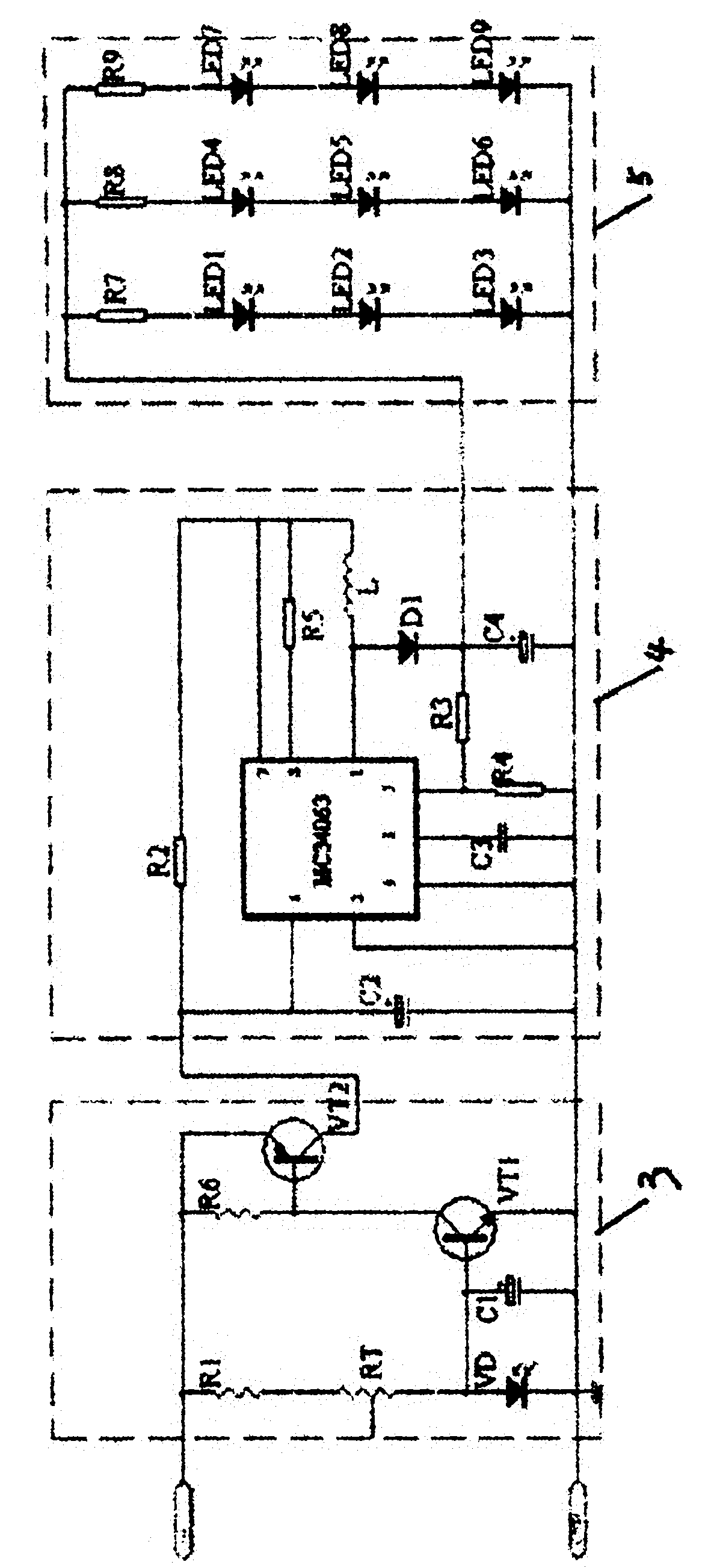 Solar light emitting diode (LED) light trap