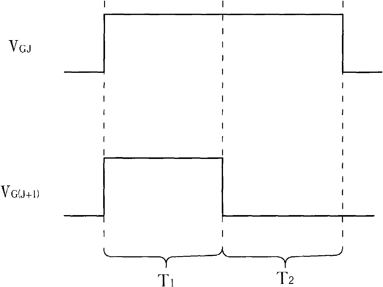 Liquid crystal display panel with compensable feed through effect