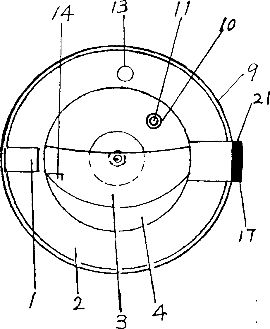 Pressure pot cover opened through cooperation of fingers of one hand