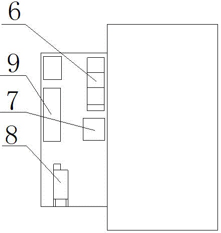 Electric control cabinet with excellent refrigerating effect