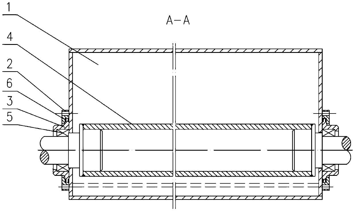 In-furnace stabilizing roller regulating device