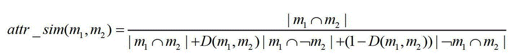 Metadata schema matching method based on XML (extensive markup language) document