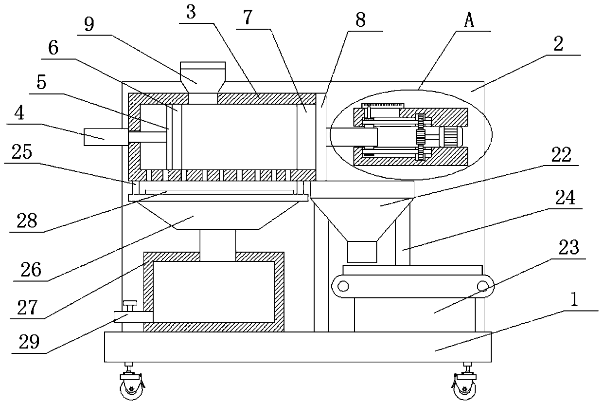 Waste slurry diaphragm filter pressing equipment for pigment production