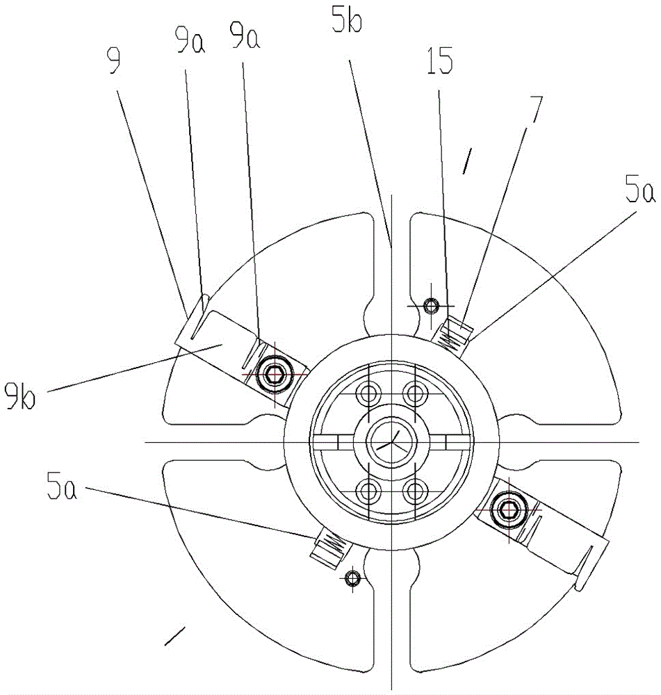 Full-automatic winding die for frameless coil winding