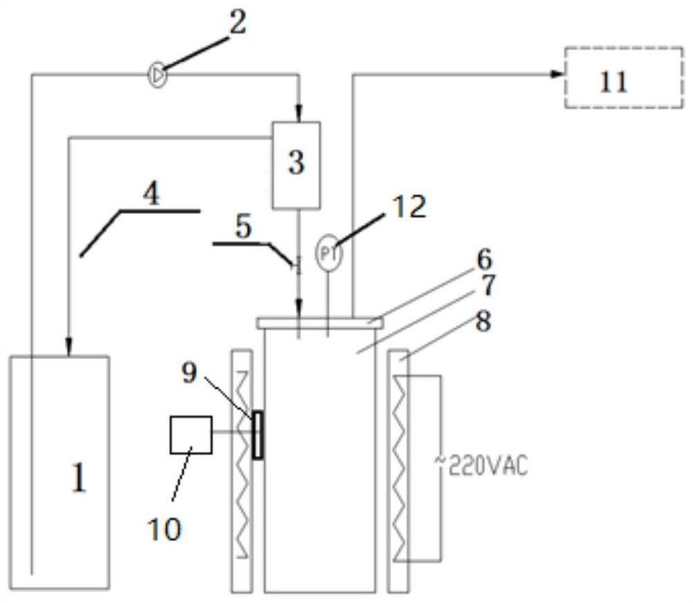 Radioactive waste resin Fenton oxidation waste liquid drying and volume-reducing treatment device and method