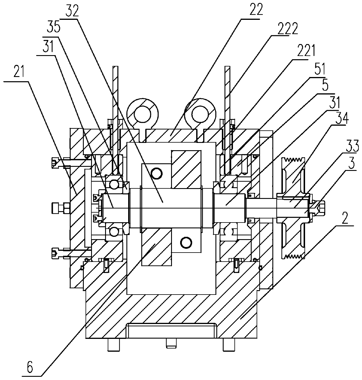 Bearing centrifugal testbed