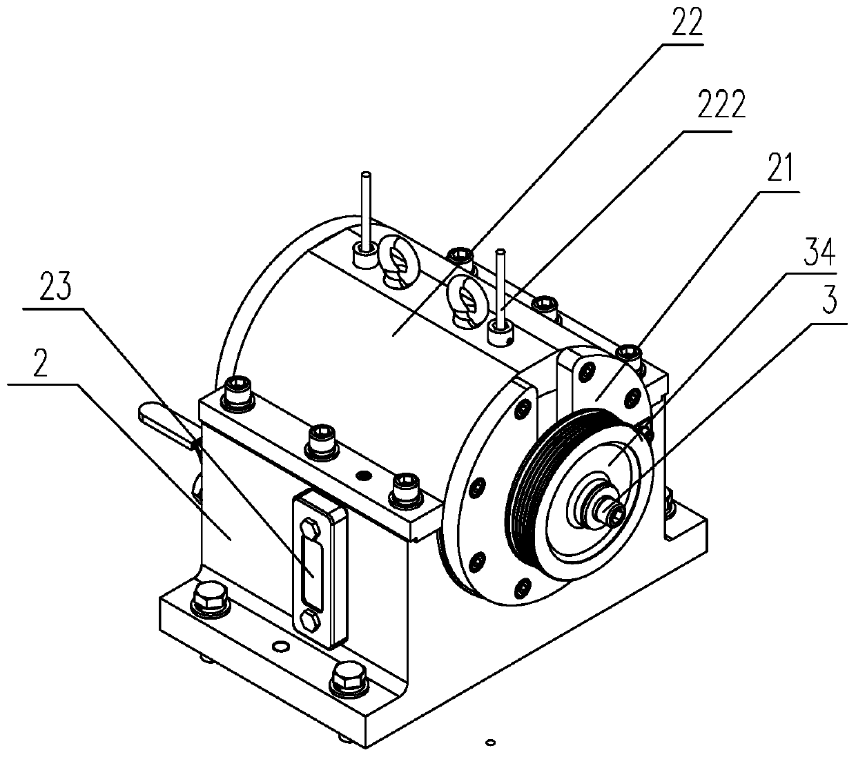 Bearing centrifugal testbed