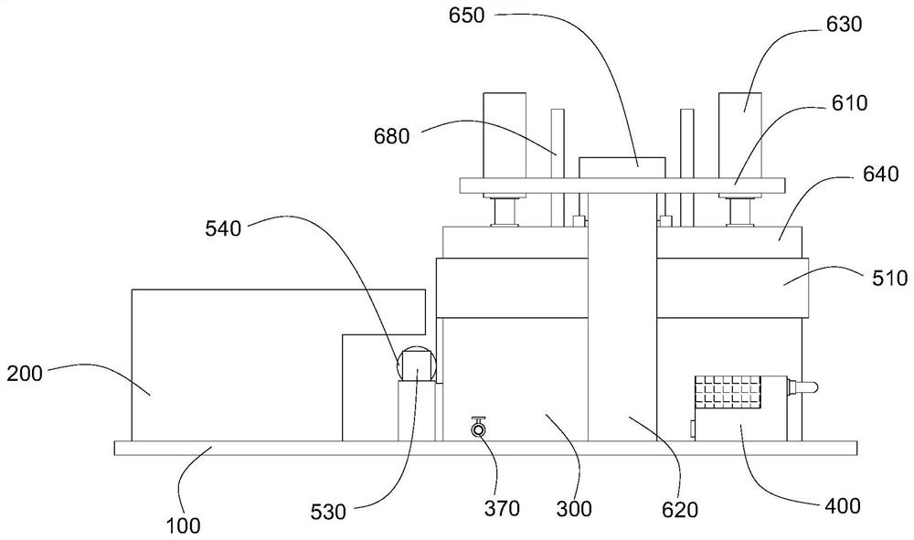 Dustless glass polishing equipment