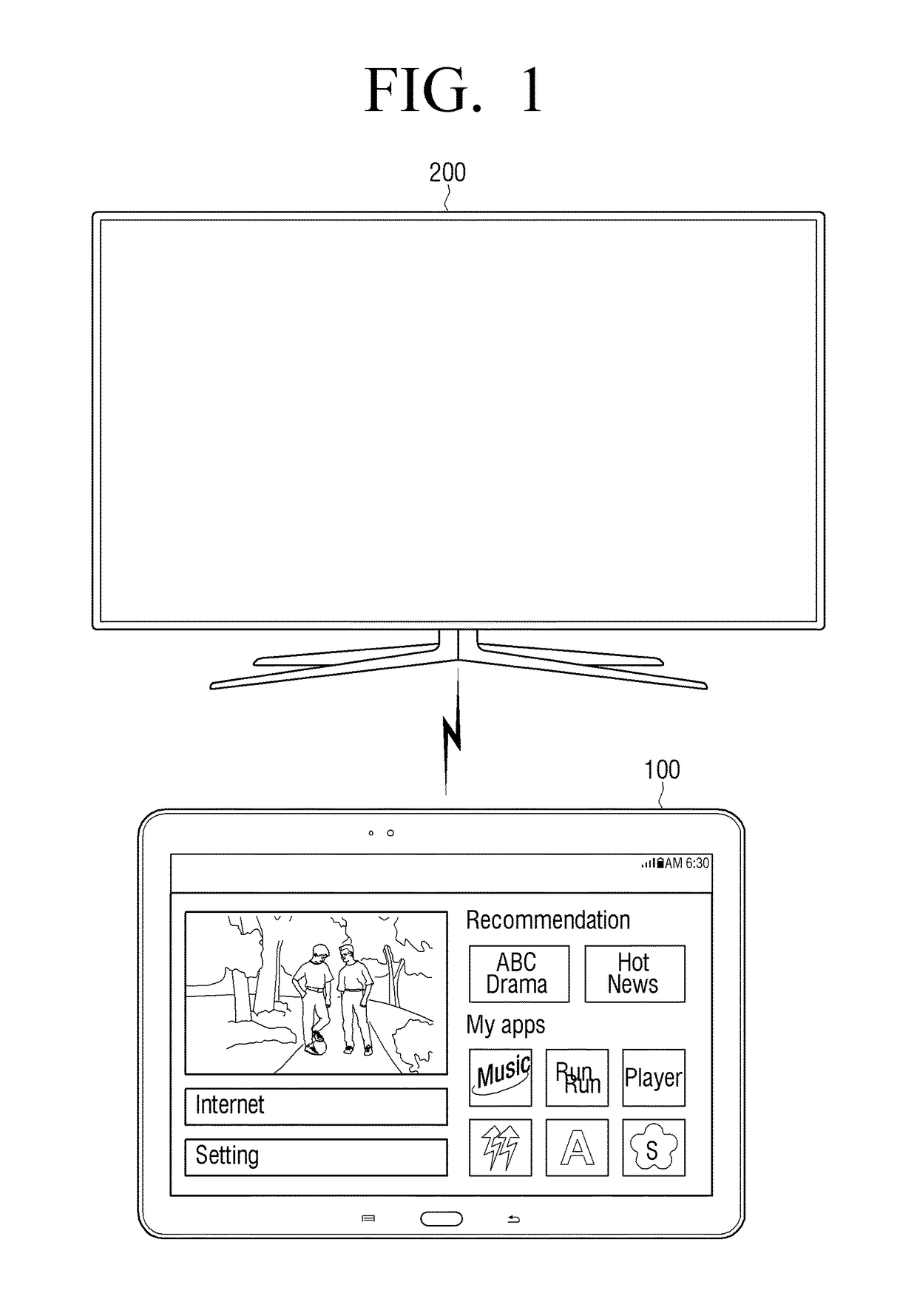 User terminal for controlling display device and control method thereof