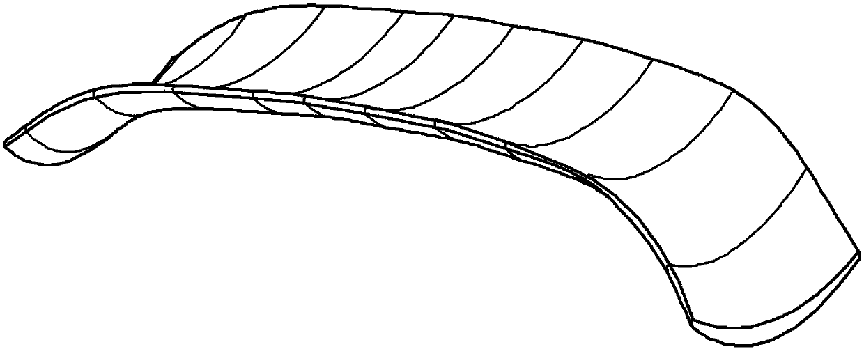 A design method of airfoil allowance for curved blade forgings