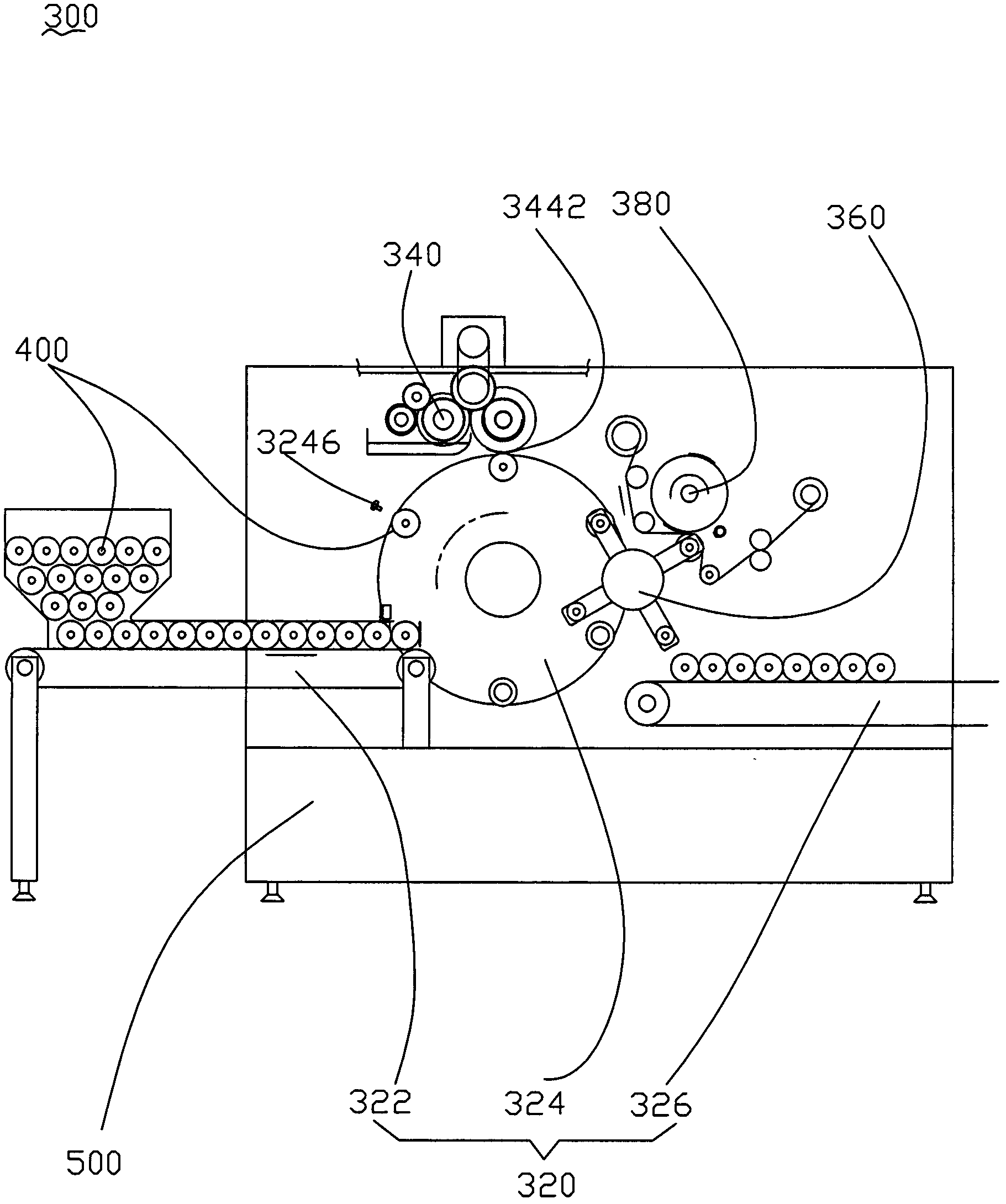 Transfer printing equipment suitable for curved-surface packaging containers