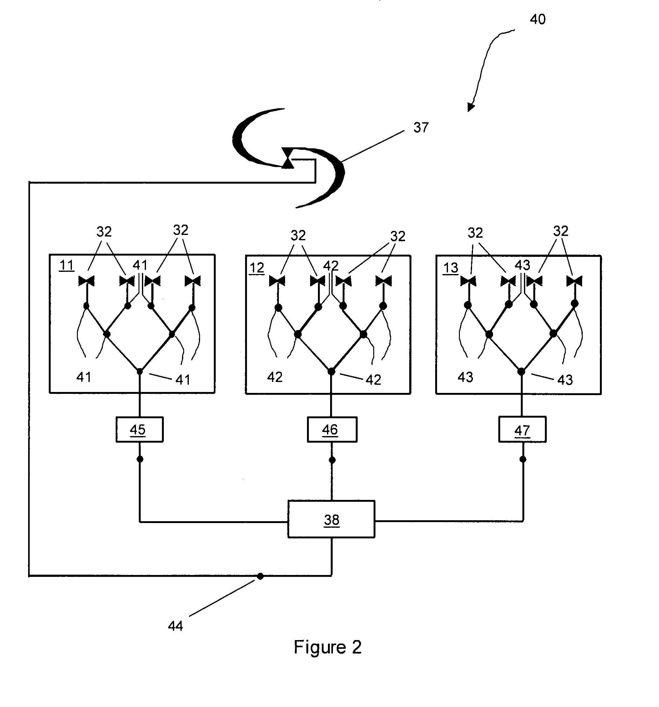 Antenna operable across multiple frequencies while maintaining substantially uniform beam shape