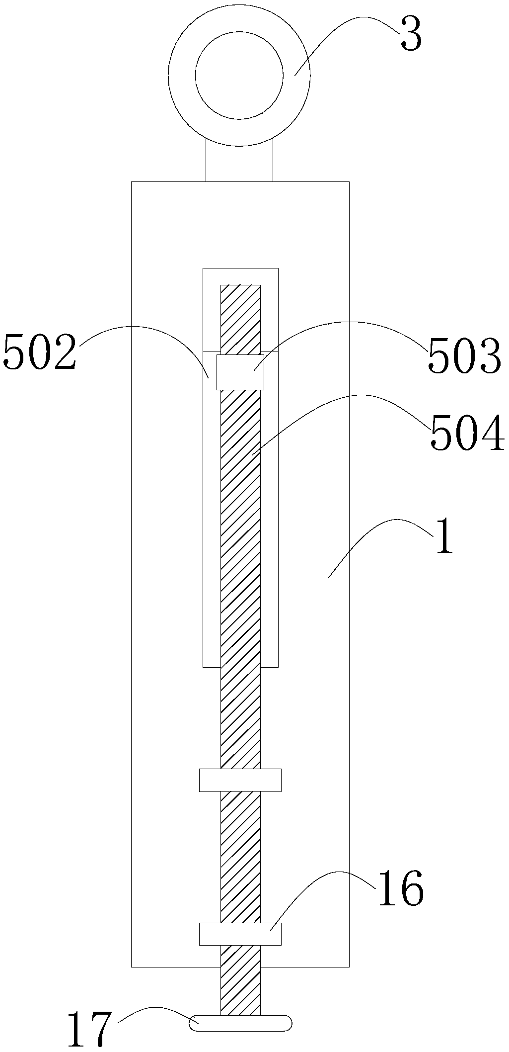 Tension adjustment device for textile fiber winding