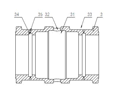 Hydraulic pushing driving device in piston pushing centrifuge