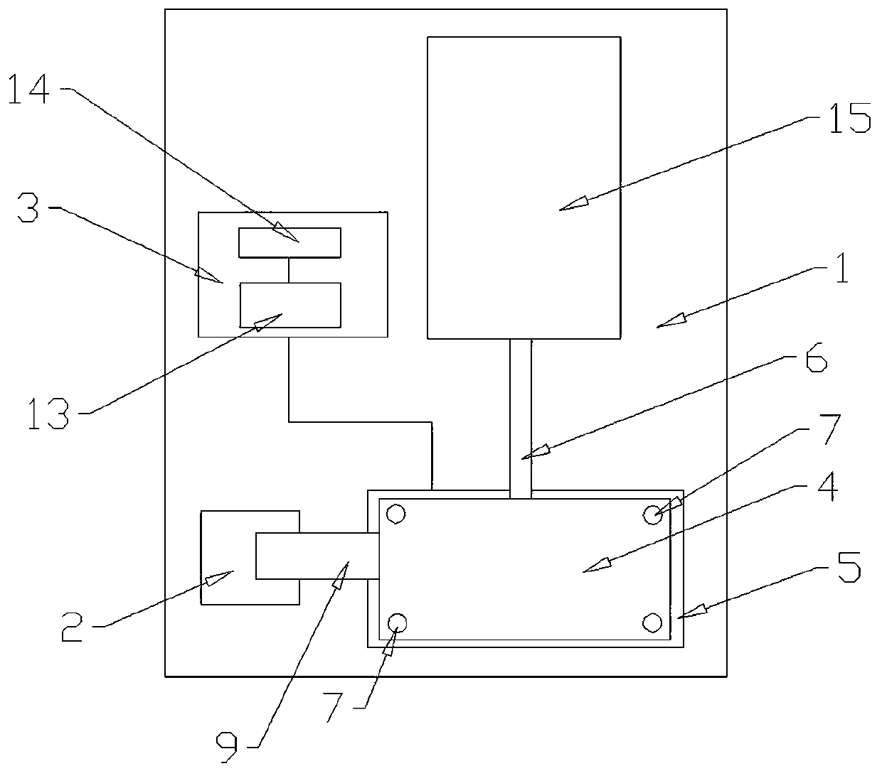 Functional test structure of smart phone