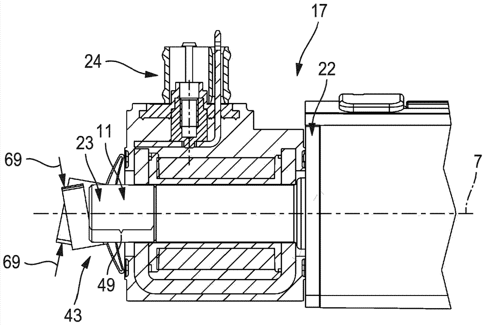 Attachment clip and valve equipped therewith