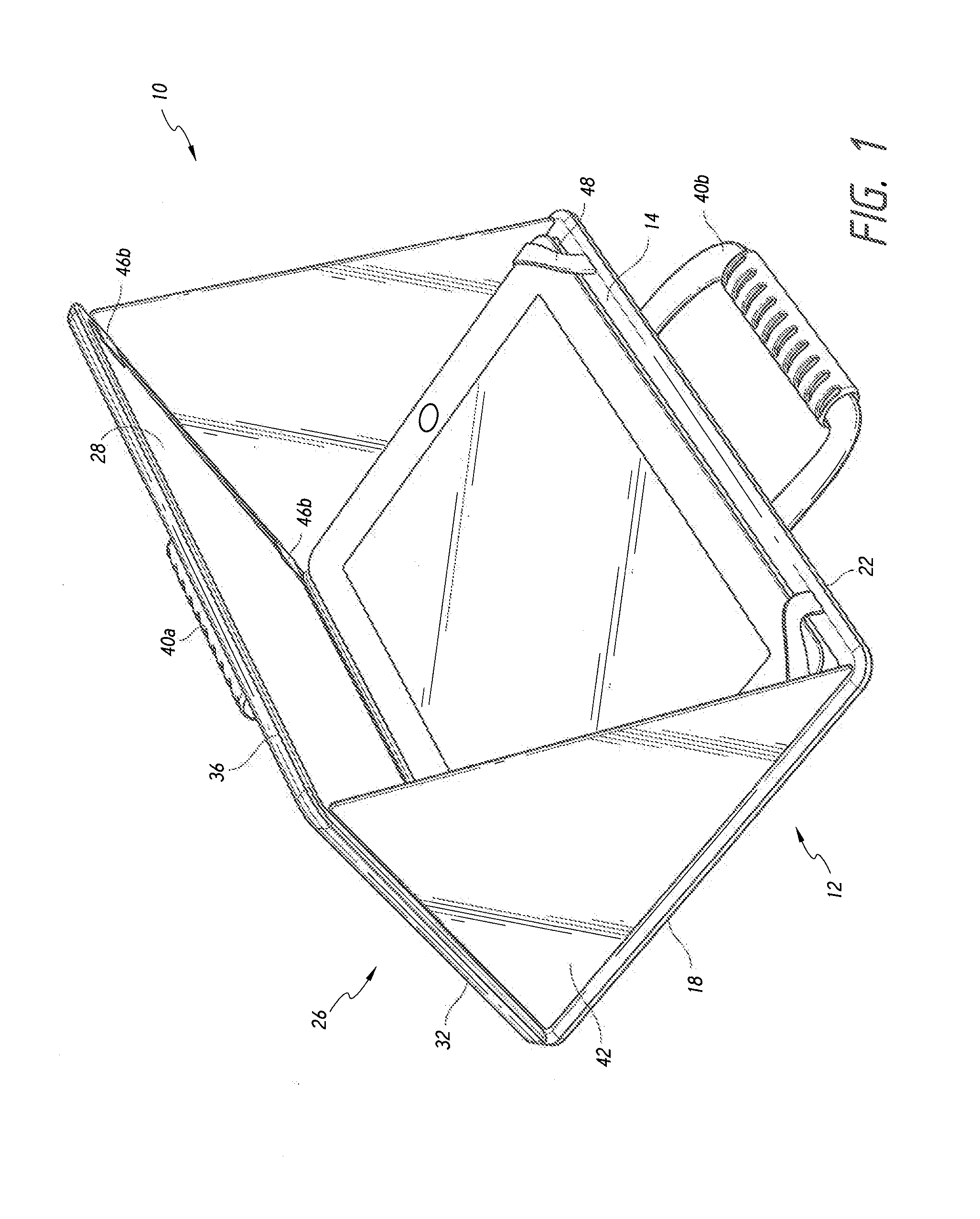 Tablet Computer Case with Glare Protection