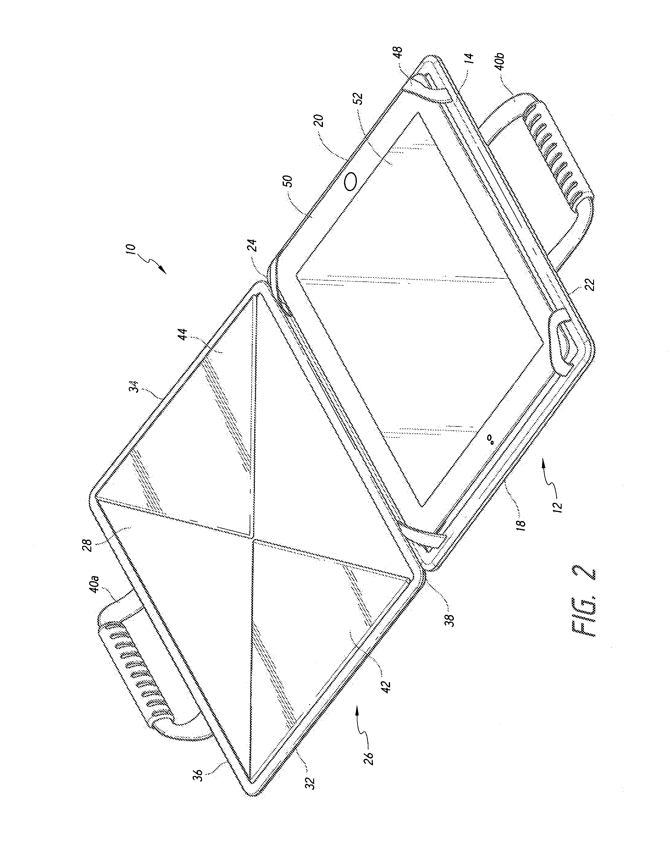 Tablet Computer Case with Glare Protection