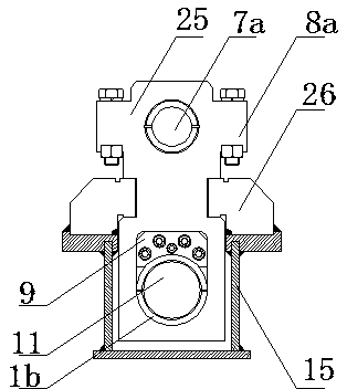 Horizontal pushing and clamping type two-cylinder double-side braking retarder actuator