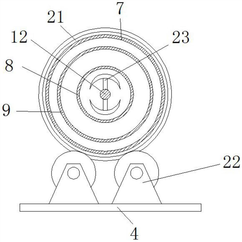 Grading and screening device for white rice processed from rice