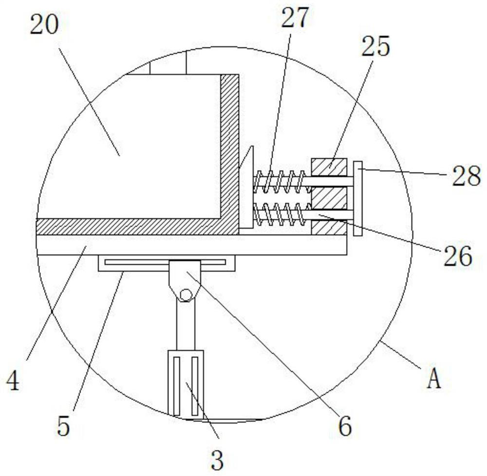 Grading and screening device for white rice processed from rice