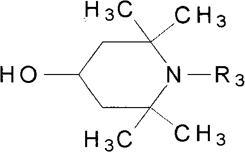 Triazine light stabilizer containing hindered amine groups