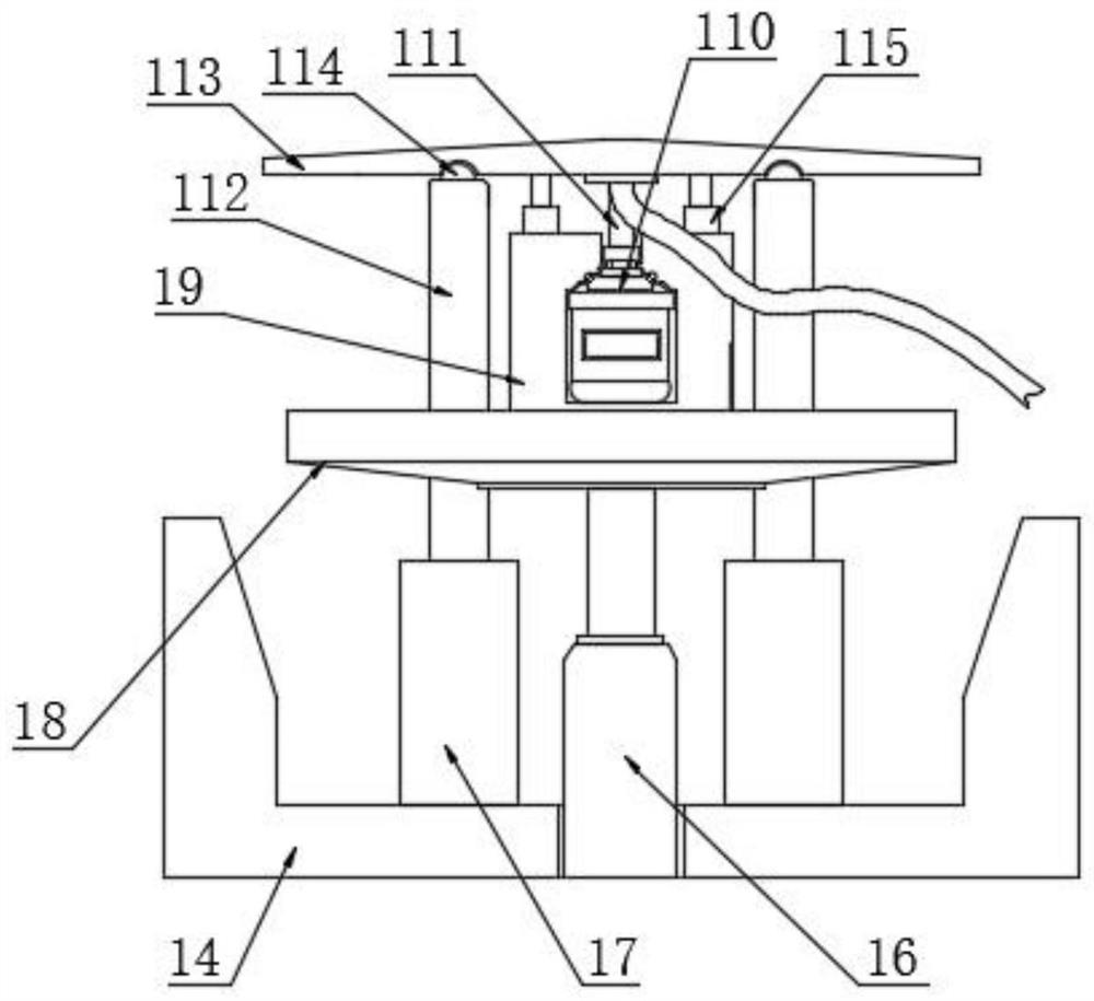 Spraying device for harvester support machining