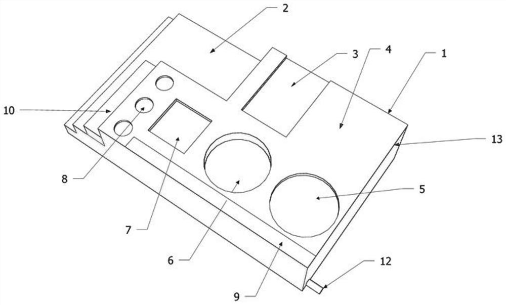 Water current control module for automatic integrated circulating water breeding