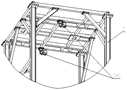 Hoisting equipment for large welding workpiece