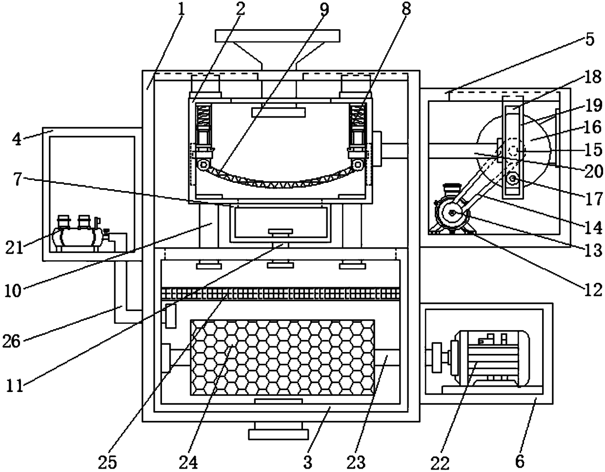 Anti-clogging sewage treatment device