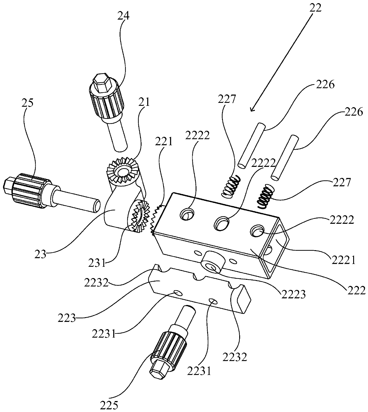 Marker positioning device