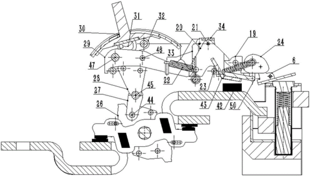 Oil damping hydraulic electromagnetic releasing mechanism and high-current circuit breaker with same