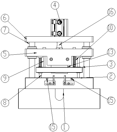 Cutting mechanism of efficient cutting machine for bus bars