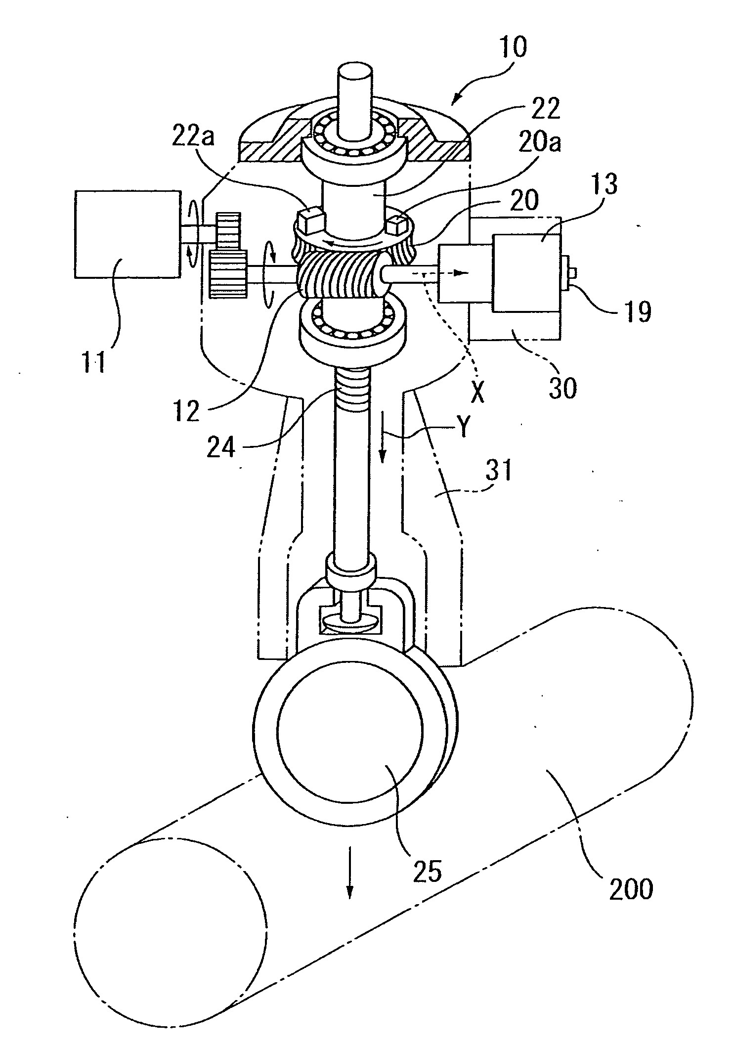 Method and apparatus for diagnosing motor-operated valve