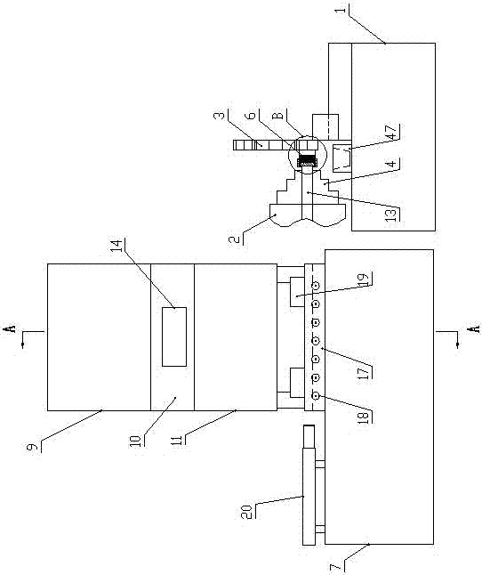 A CNC lathe with automatic loading for shaft parts