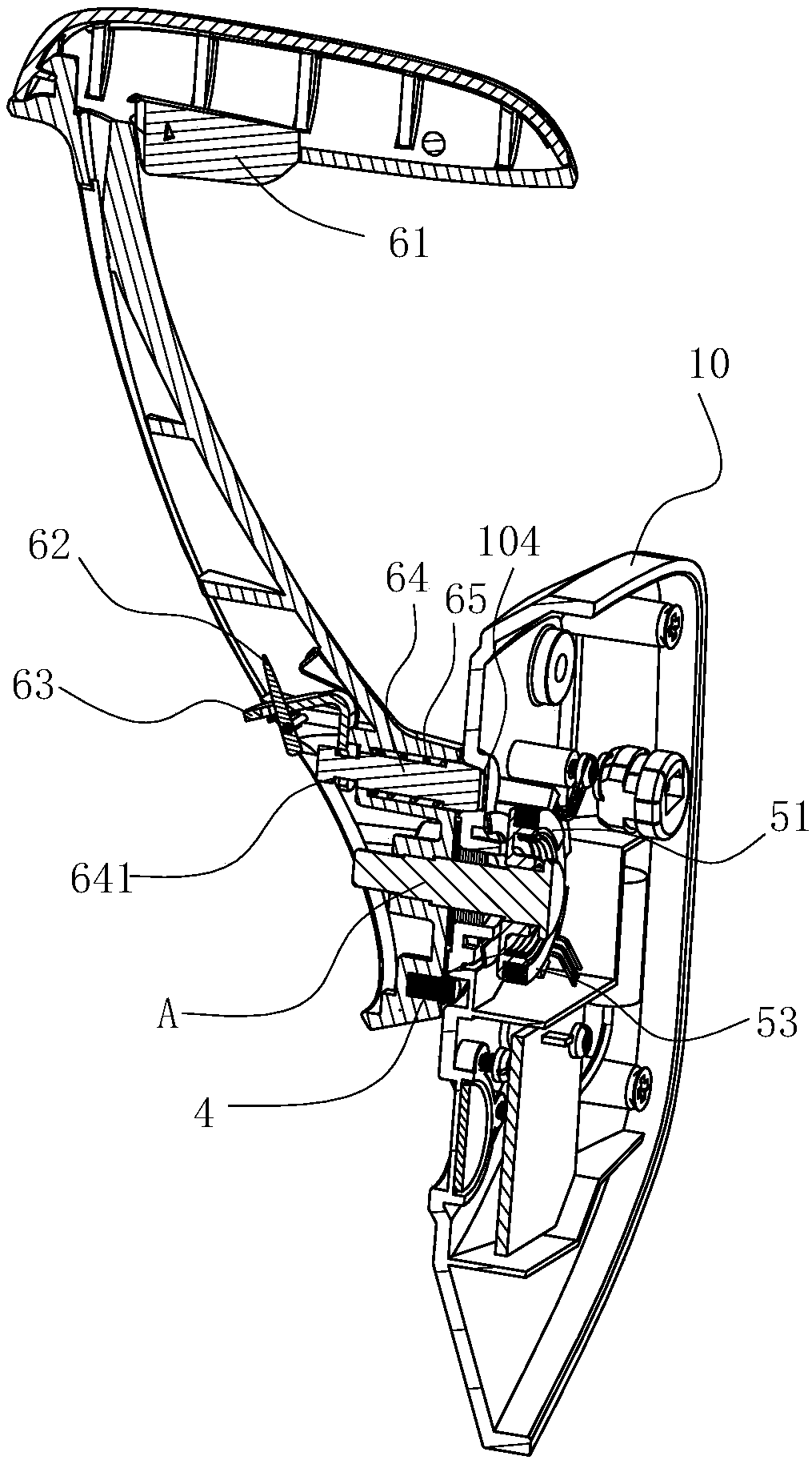 Operating device for marine propeller